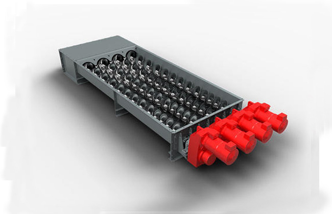 兩無軸葉片旋向相反,抗纏繞、不堵料
